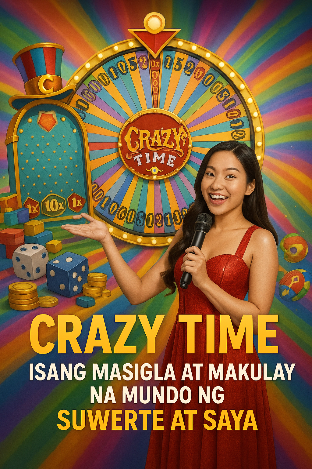 Crazy Time Isang Masigla at Makulay na Mundo ng Suwerte at Saya