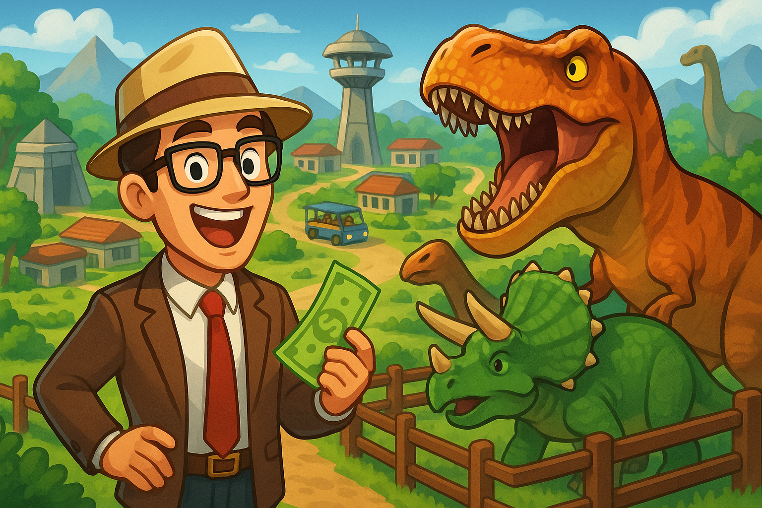 Dinosaur Tycoon Game Isang Kahanga-hangang Paglalakbay sa Mundo ng mga Dinosaur